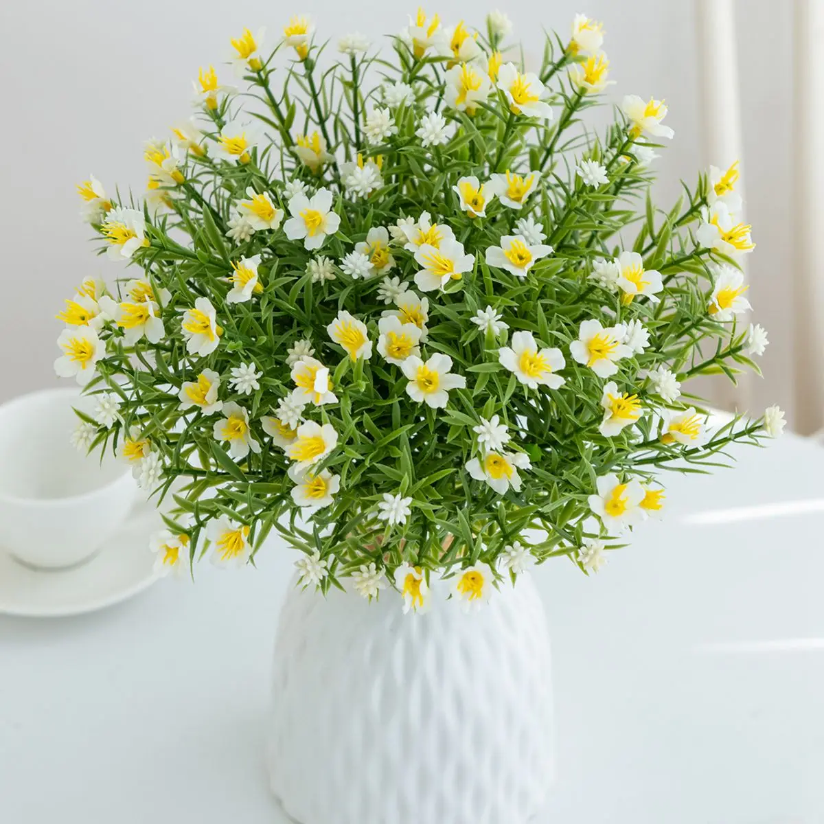 

Artificialflower plant babysbreath Little Daisy Diy box Christmas festival Home Outdoor Garden wall Decor Wedding bridal bouquet