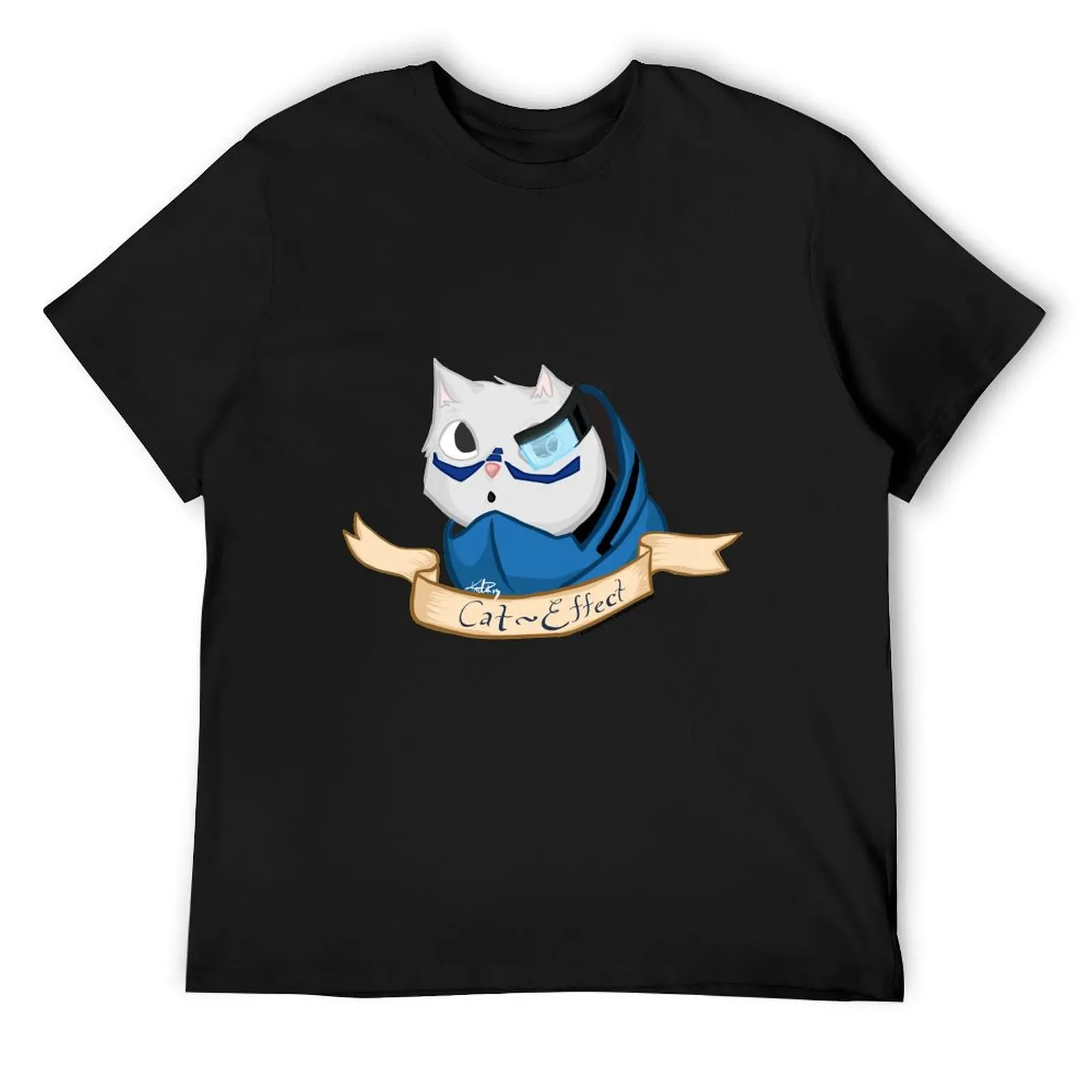 

Cat Effect -- No background T-Shirt essential t shirt heavyweights Man t-shirt mens big and tall t shirts