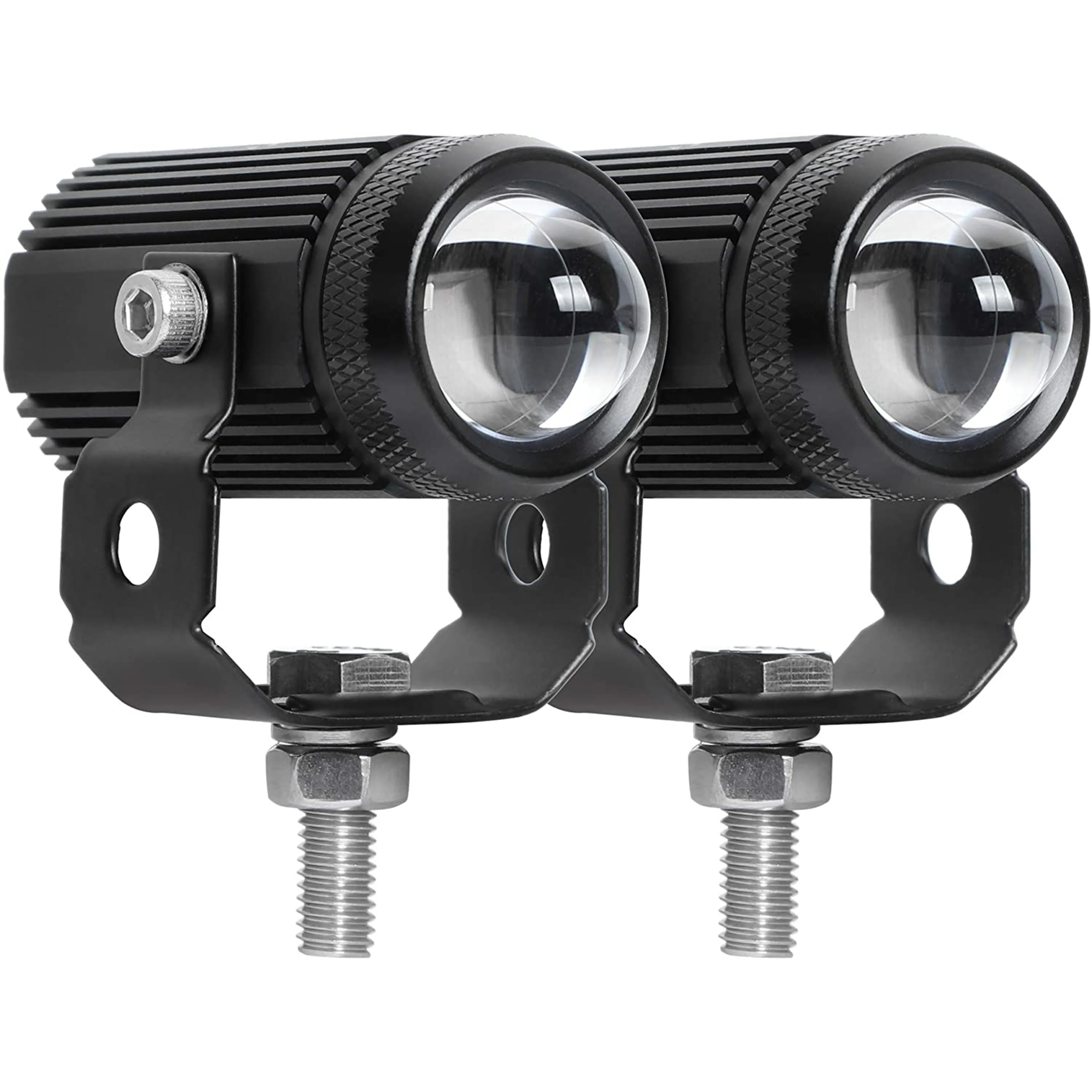 

Pthene LED Driving Light for Motorcycle, Amber Light, High Low Beam Function Fog Lights Headlights for Bike Bicycle Moto