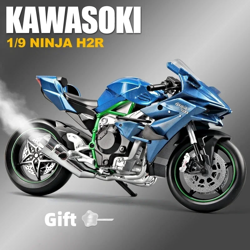 1:9 Kawasaki H2R Ninja spray H2R Alloy Die Cast Motorcycle Model