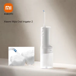 Xiaomi Mijia Oral Irrigator2 USB Rechargeable Teeth Flusher Dental Water Flosser Portable Dental Water Jet Teeth Cleaner