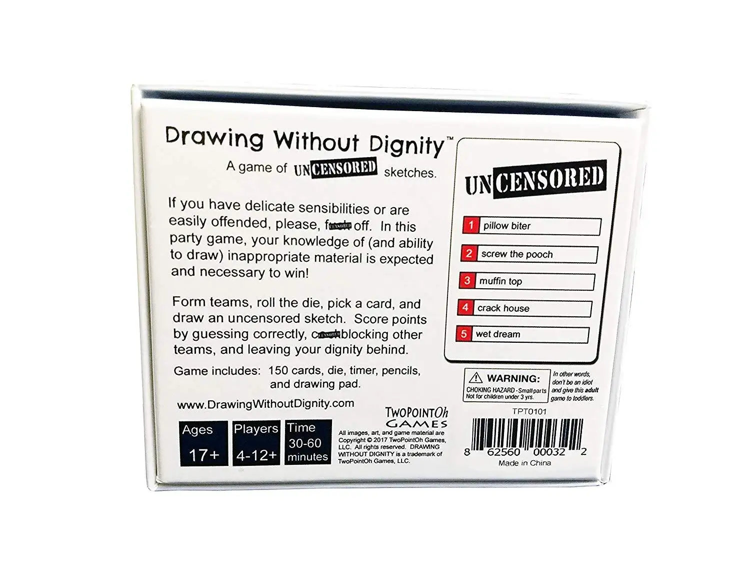 Drawing Without Dignity - Award Winning Adult Party Game of Uncensored Sketches board game