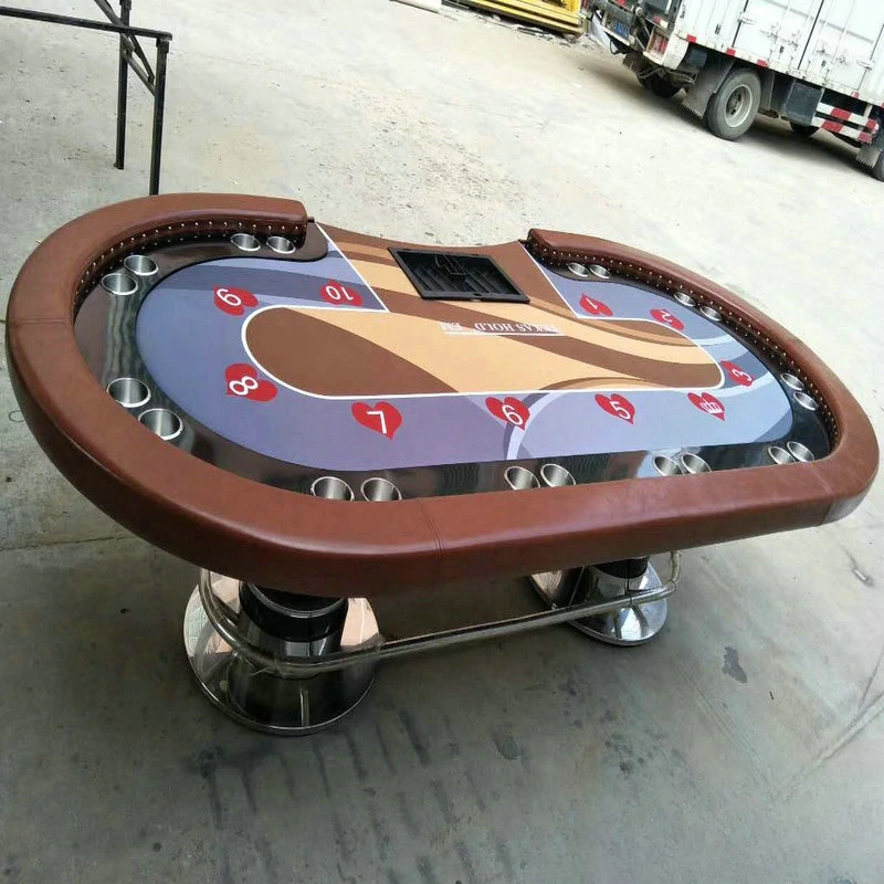 Poker table deluxe 10 Texas chip table Baccarat entertainment props table