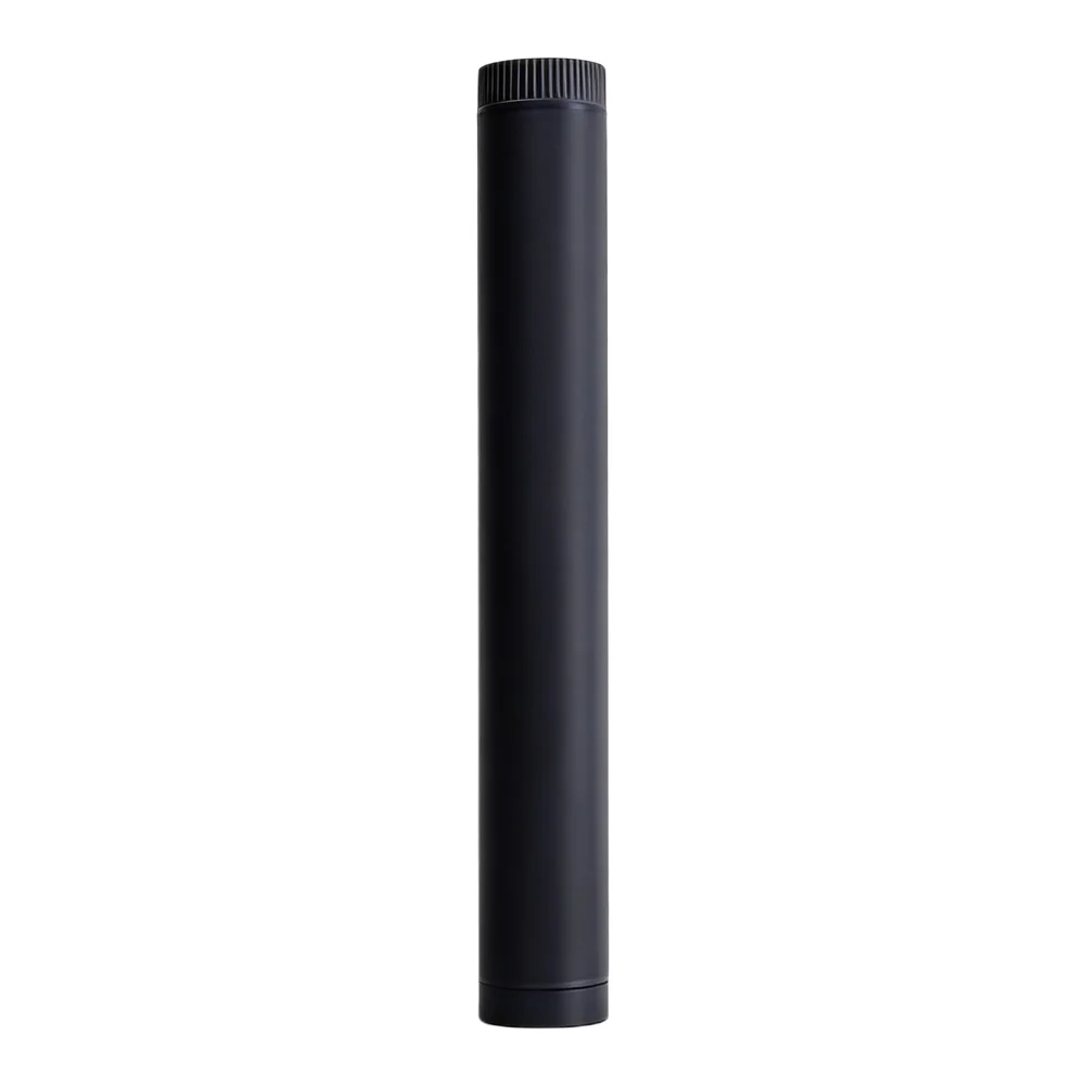 13.5*50*0.06cm Stainless Flue Black Stainless Steel Pipe Smoke Ventilation Chimney Pipe Flared End Stainless Steel Material
