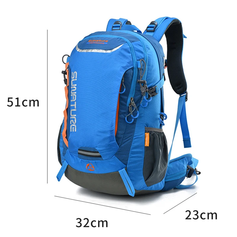 Travel Hiking Backpack 40L Trekking Bag Men Women Durable Outdoor Sports Daypack for Climbing Mountaineering Fishing Bicycle