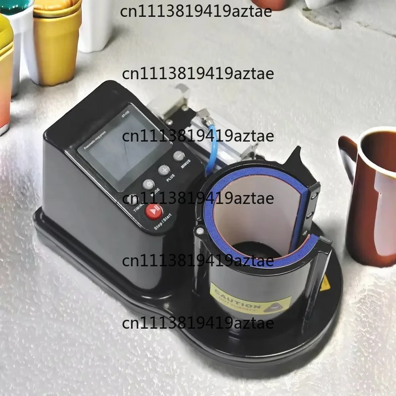 ST110 Pneumatic Mug Heat Transfer Equipment Digital Sublimation Cup Press Tool