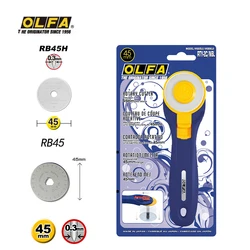 OLFA RTY-2C/NBL 45mm Leather Rotary Cutter Fabric Circular Blade Patchwork Sewing Upholstery Adjustment Cut Knifes