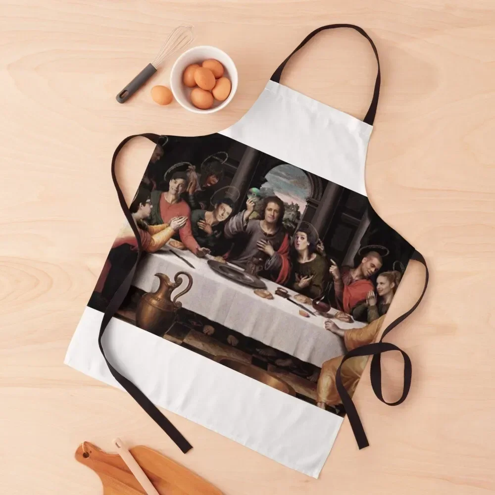 

the glee cast, but it's the last supper! Apron waterproof for women christmas decoration Woman Kitchens Cooking Apron