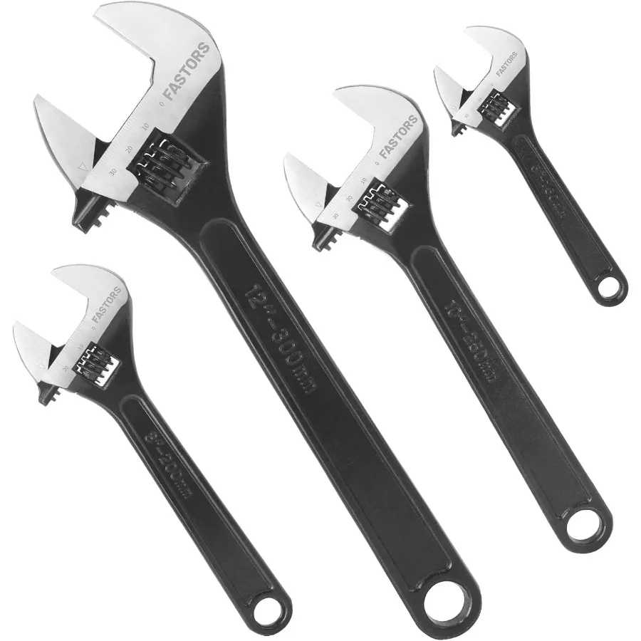 

Упаковка из 4 разворочных ключей 6, 8, 10, 12, кованый черный оксид, сверхмощный, с гладкой губкой для промышленного обслуживания, ремонта автомобилей