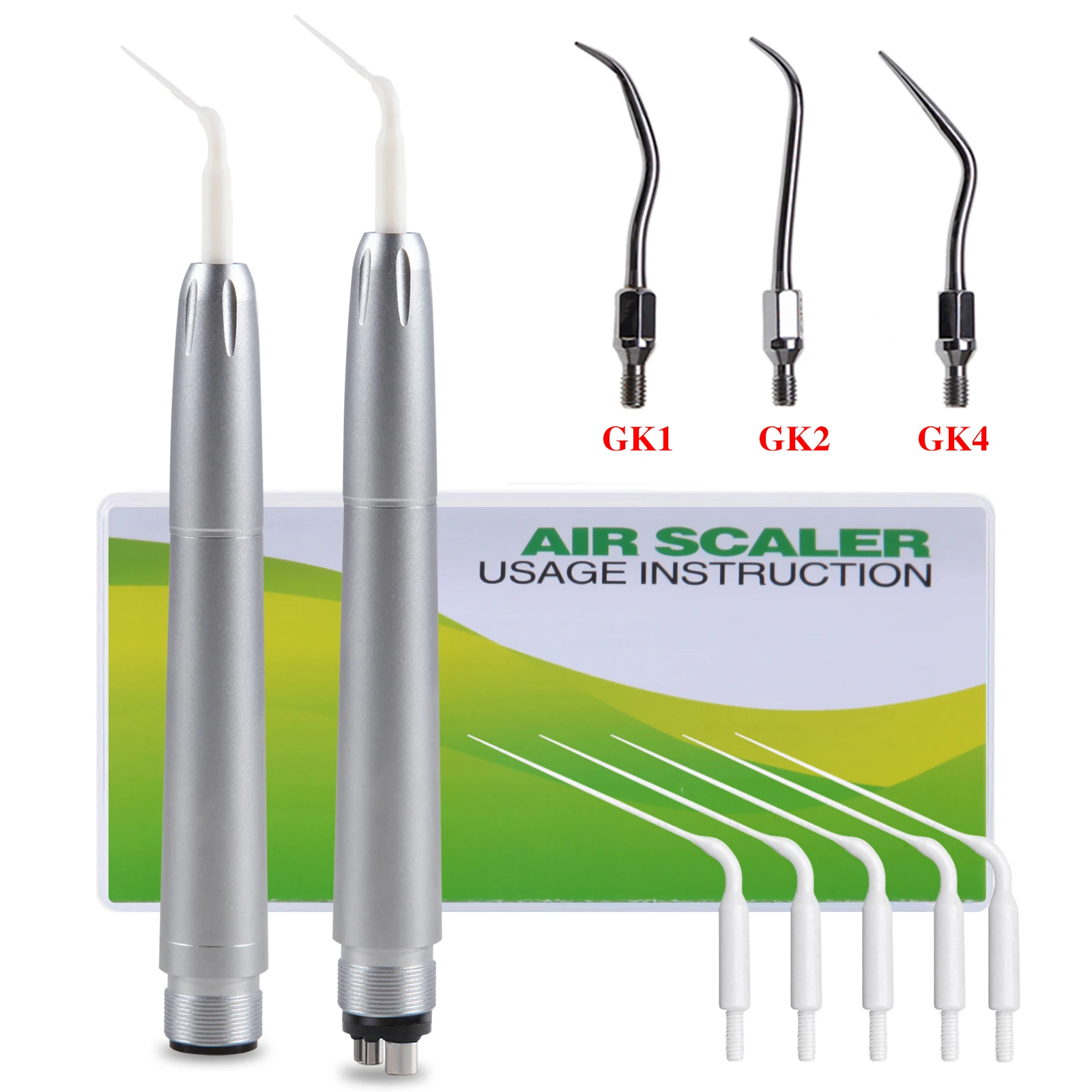 

Dental Sonic Power Endo Irrigator Tips Irrigation 2/4 Hole+3 Pcs Air Scaler Tip Kavo Style