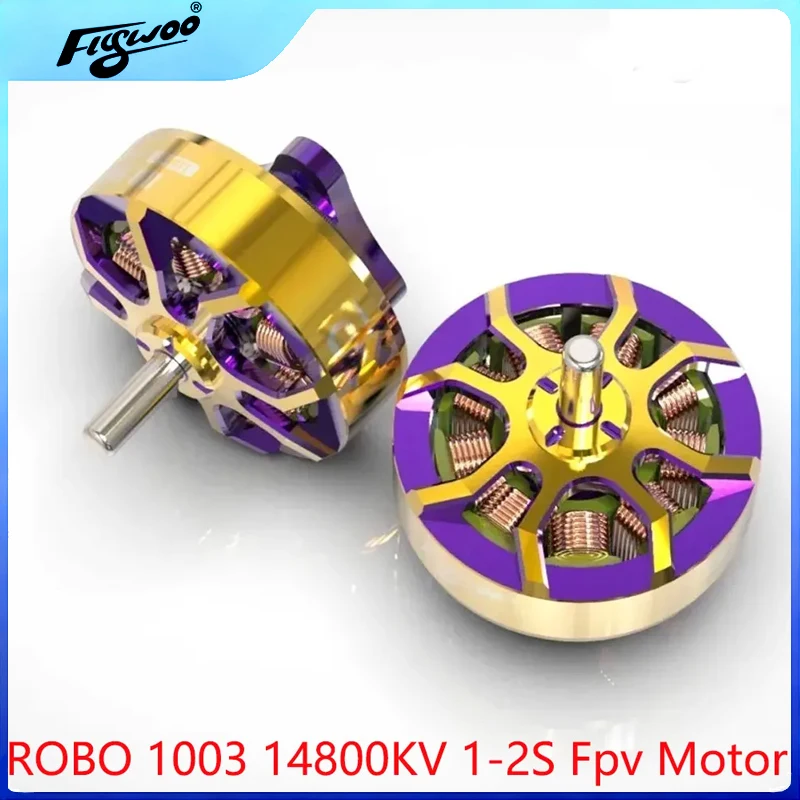 

FLYWOO RB1003 Сверхлегкий двигатель-дрон Whoop Toothpick 14800KV Высокоэффективные детали FPV RC для 1-2-дюймового дрона Whoop Toothpick