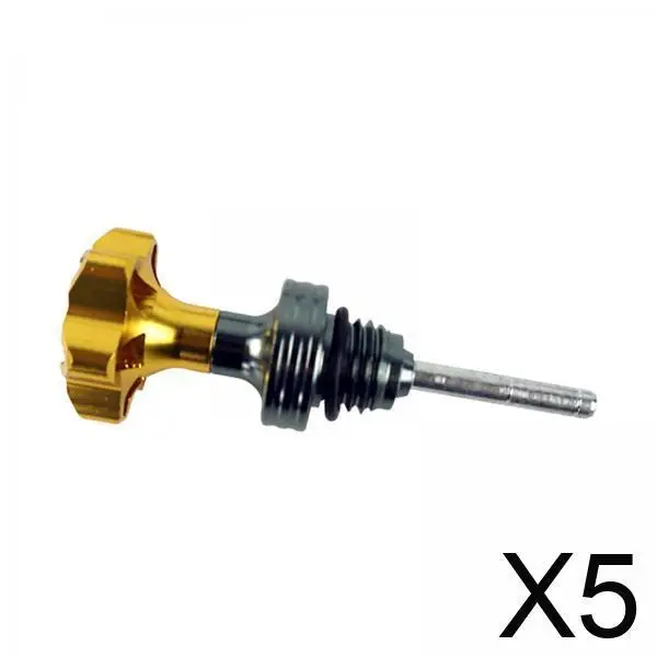 

Motorcycle Engine Oil Dipstick Cap Professional Aluminum Alloy Level Gauge Easy Install Universal Accessory for 125cc