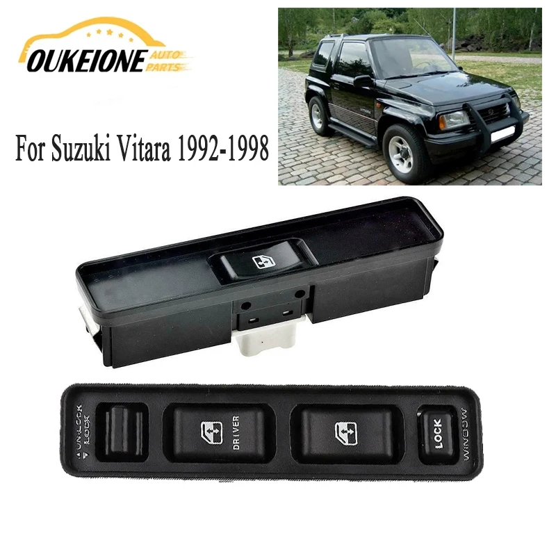 Elektryczny przełącznik do okna podnośnik szyby Regulator przycisk dla Suzuki Vitara Cabrio 1988-1998 37990-60A00 37995-60A0 0 części zapasowe do samochodów