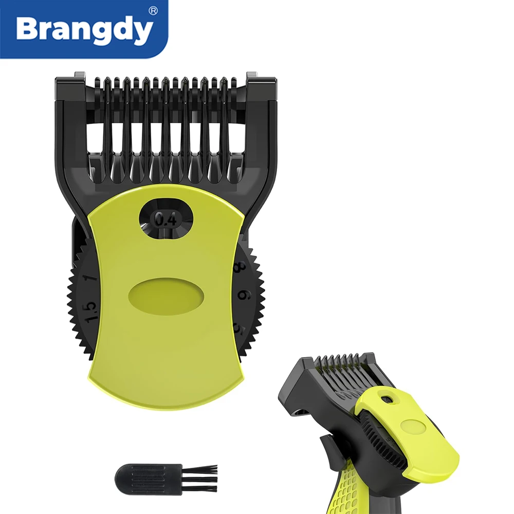 مشط دليل قابل للتعديل بطول 14 من Brangdy مناسب لشفرة واحدة QP2520 QP2530 QP2620 QP2630 QP2724 QP2834 مرفق أداة تهذيب اللحية