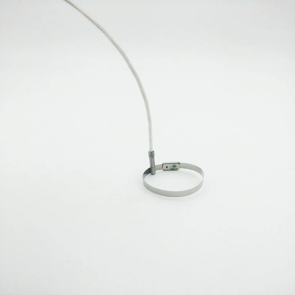 RTD PT100/1000 Temperature Sensor Stainless Steel Self-Locking Pipe Band Is Fixed High Precision & Strong Stability Instruments
