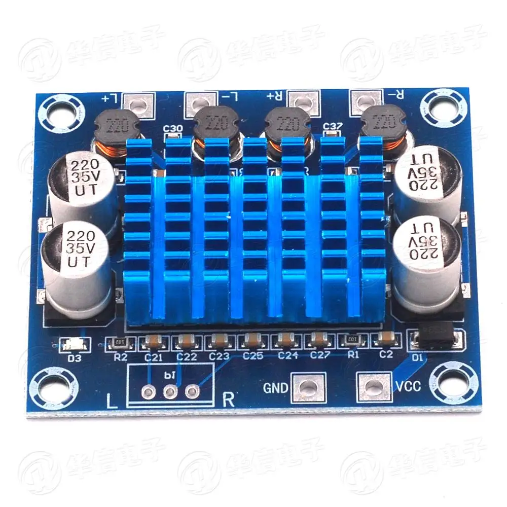 XH-A232 HD Digital Audio Amplifier Board MP3 Amplification Module 12v24v Sound Amplification Board Double Channel 30W