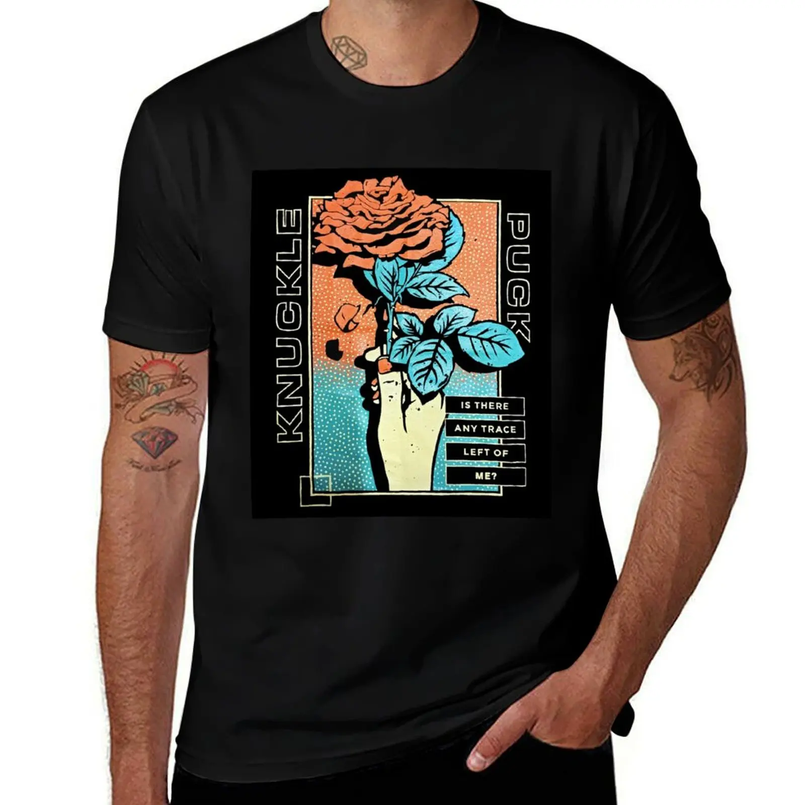 

Knuckle Punk Puck T-Shirt cotton tshirt 100% t shirts for man cotton funny