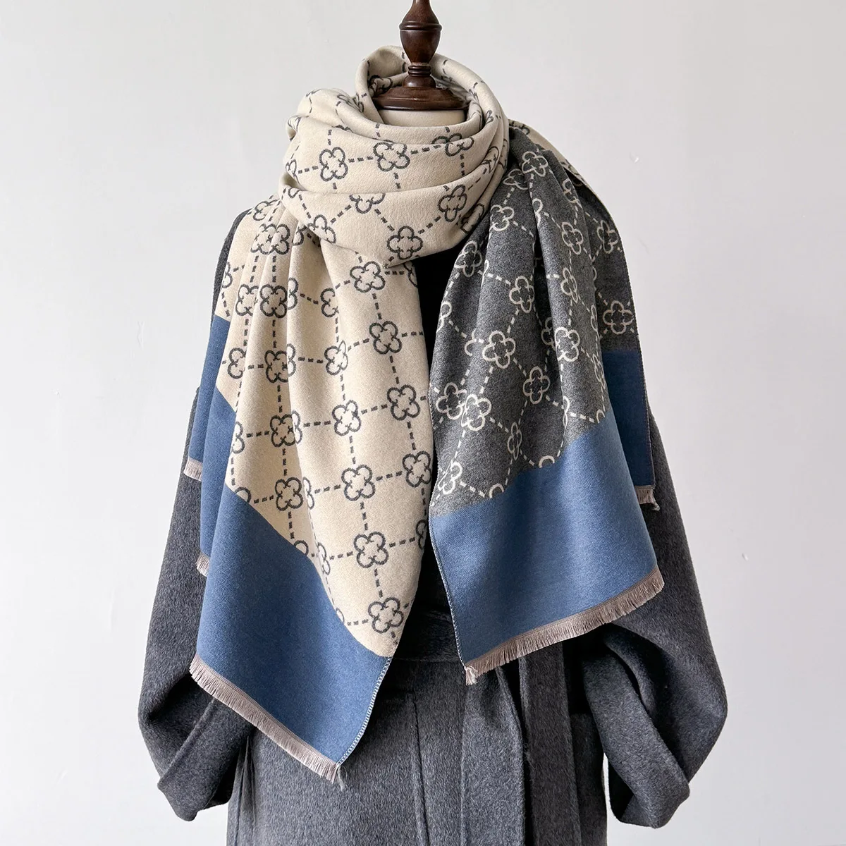 Picture: Winter Women's Scarf Luxury Design Warm Scarf Shawl