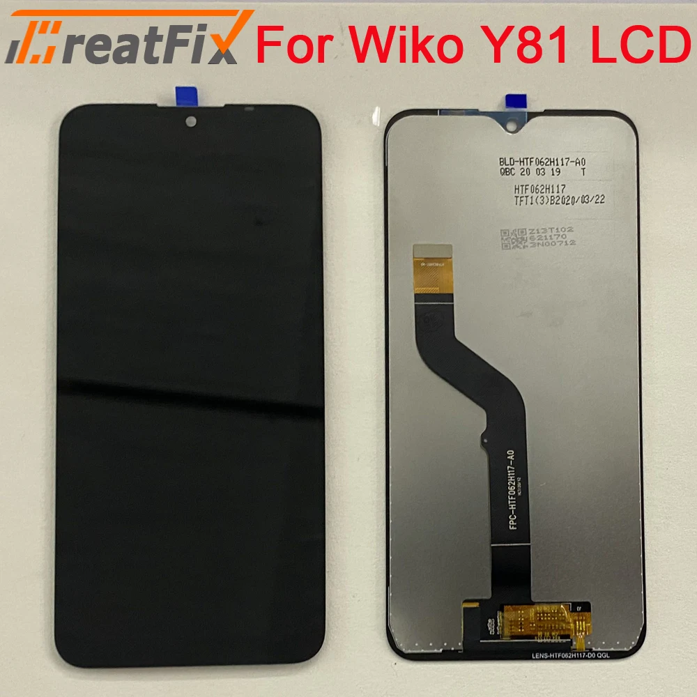 Original For Wiko Y81 LCD Display Touch Panel Screen Digitizer Assembly Sensor Pantalla For Wiko Y81 W-V680 LCD