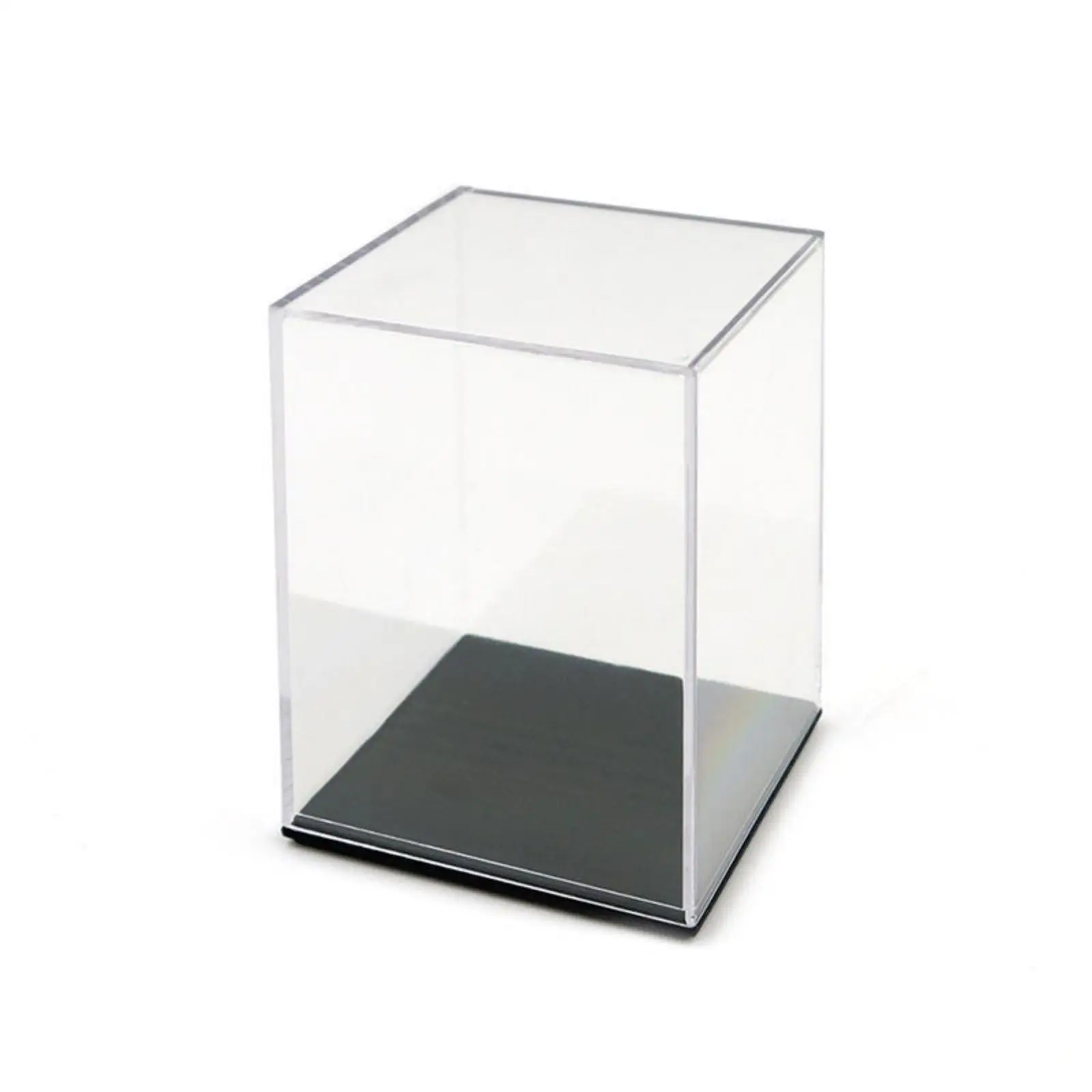 Transparent Display Box with Protective Cover for Collectors and Hobbyists Desktop Showcase