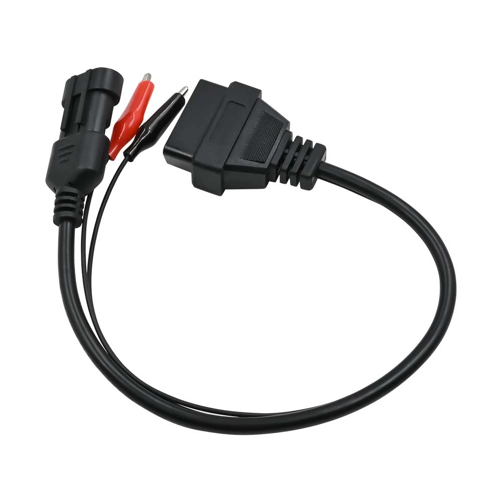 OBD2 Cable 3Pin To 16Pin For Fiat For Lancia For Alfa Remeo OBDII Plug 3 Pin Connector Adapter Car Extension Diagnostic Cables