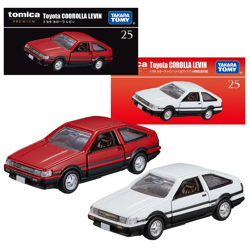 Takara tomy tomica premium 25 toyota corolla levin carro liga brinquedos veículo de motor diecast metal modelo crianças presente natal brinquedos para meninos