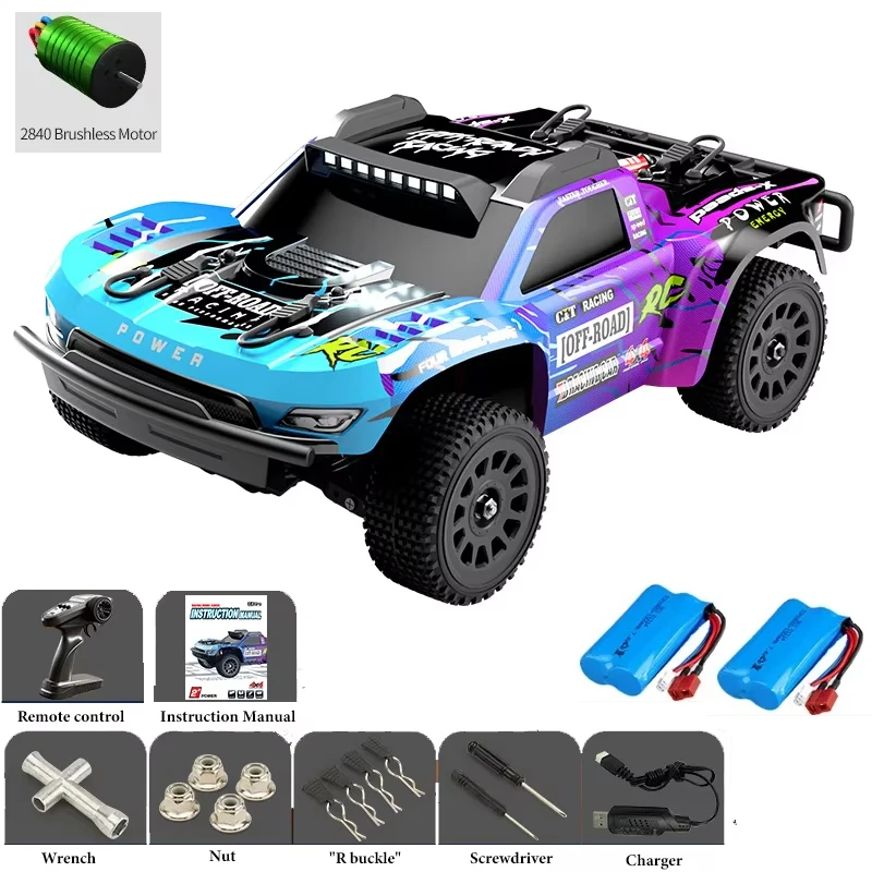 

Радиоуправляемый автомобиль Off Road 4x4 50 км/ч или 75 км/ч Высокоскоростной бесщеточный двигатель Monster Truck 1/14 Desert/Snow Racing Drift Cars Игрушки для мальчиков