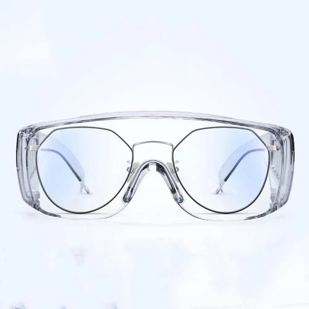 Safety Glasses Lab Eye Protection Protective Eyewear Clear Lens Workplace Safety Goggles Anti-dust Supplies