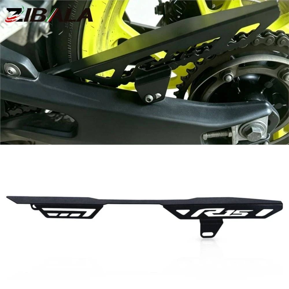 For Yamaha YZF-R15 YZFR15 V3 V4 Rear Sprocket Chain Guard Mud Cover Fairing Cowl Protector YZF R15 V3 V4 2017 - 2026 Accessories