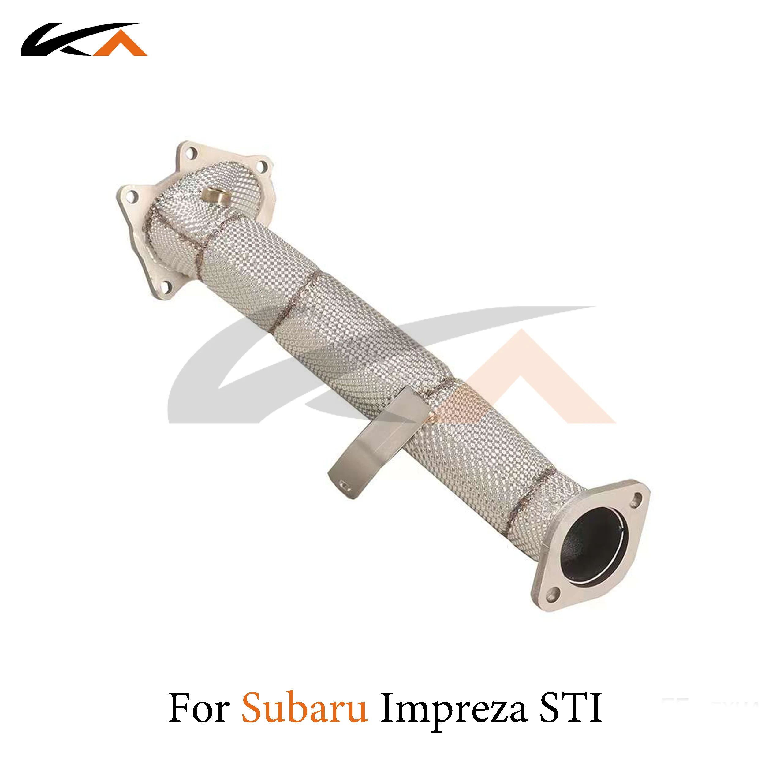 KA ปรับระบบไอเสียหัวสแตนเลส downpipe สําหรับ Subaru Impreza STI 2.5T เพลาท่อ Catalysis ความร้อน SHIELD