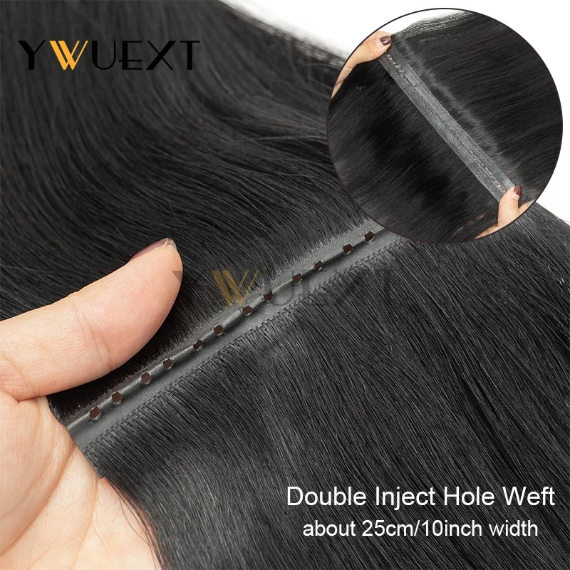 

Invisible Double Inject XO PU Skin Hole Weft Hair Extensions Machine Remy 40g-50g Silky Straight Hair 12inch-24inch For Women