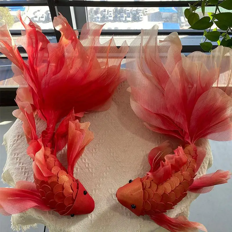 Goldfish lantern display window decoration scene photography props