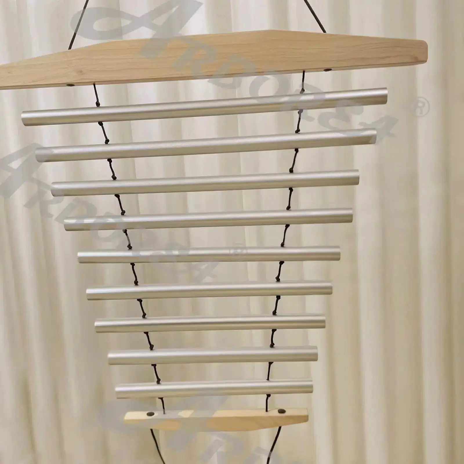 Arborea Brand Swinging 9 Bar Tones Chimes  432HZ for Sound Healing - Image 4