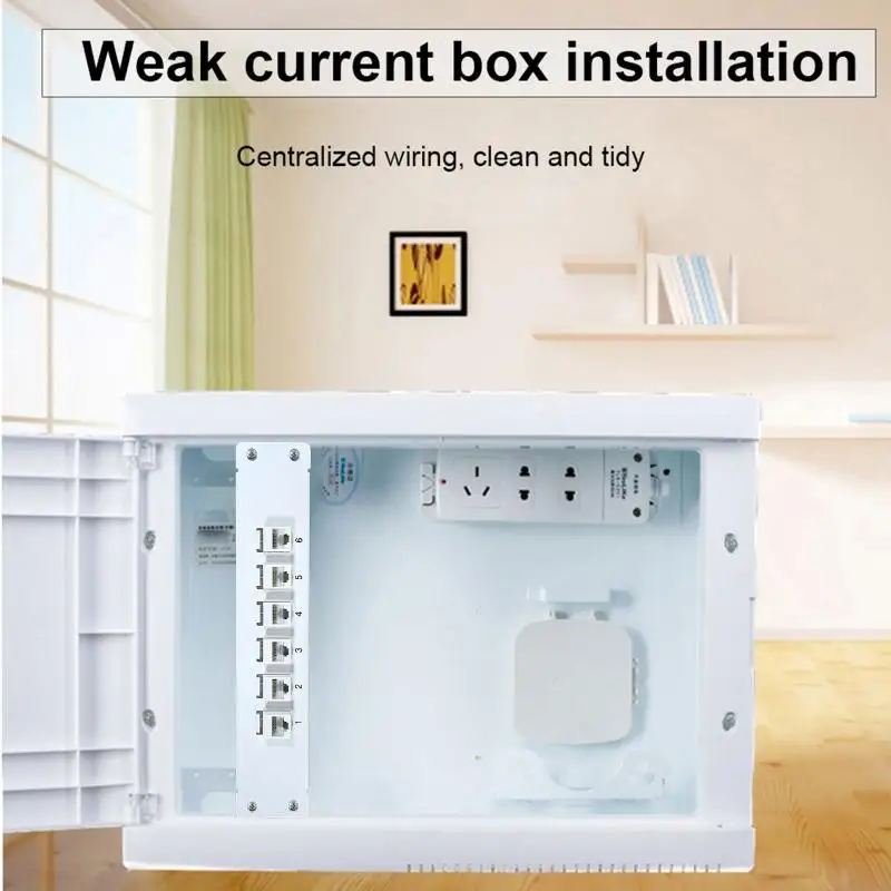 e1pf wallmount /rackmount 1u Ethernet patch لوحة لكمة لأسفل للكابلات cat5e