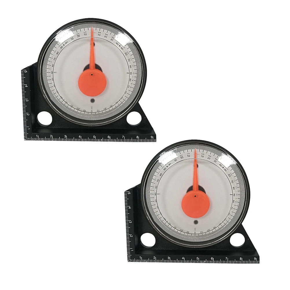 

2pcs Digital Inclinometer Angle Meter For Woodworking Construction Tile Fixing Machinery Telecommunications Automotive Use