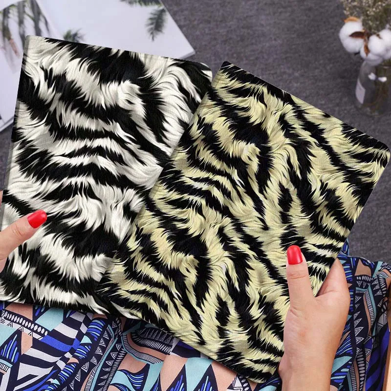

Zebra Fur Pattern Design Tablet Case For Lenovo Xiaoxin Legion Pad Tab Pro GT Y700 Gen4 2 11 P11 M10 K10 3rd Plus Gen Gift