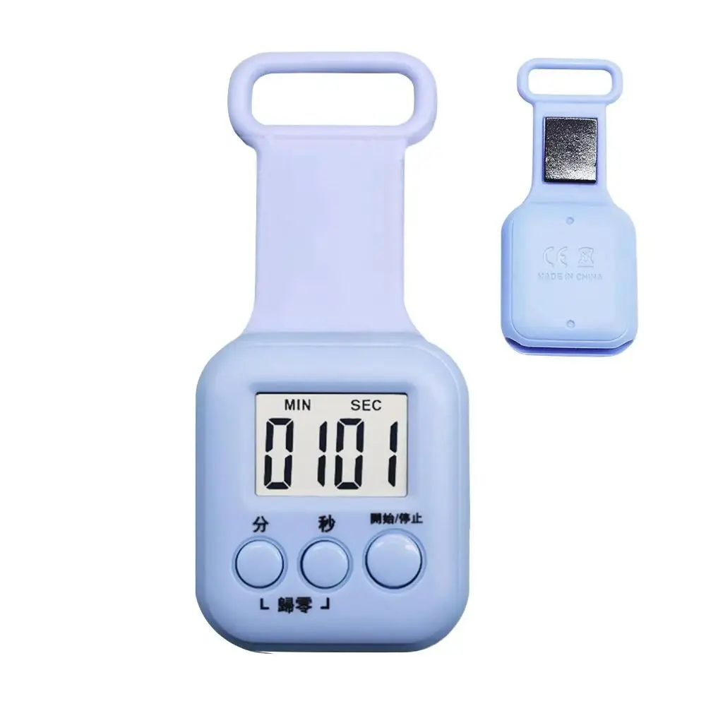 Cute ABS Cartoon Timer Cartoon Mini Size Countdown Clock LED Digital Display Student Timer Study Timing