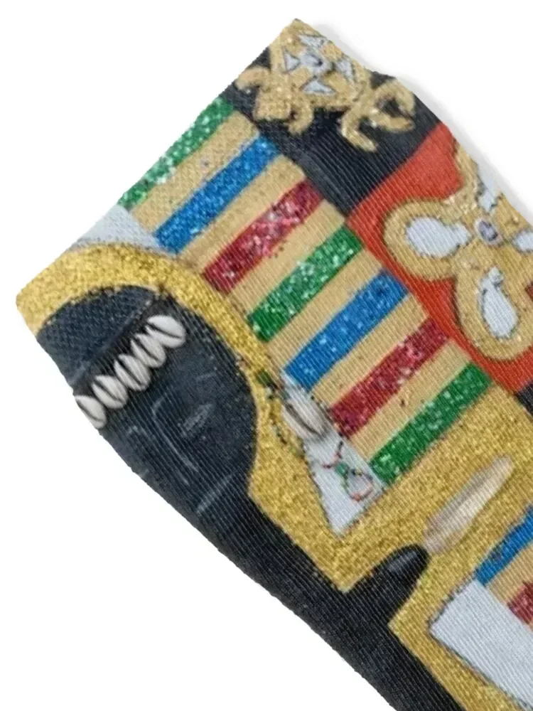 Powerful Asante Blessings Socks funny gifts retro floral shoes Socks Girl Men's