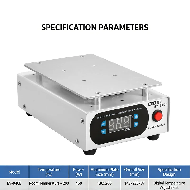450W Heating Plate Constant Temperature Digital Display Temp