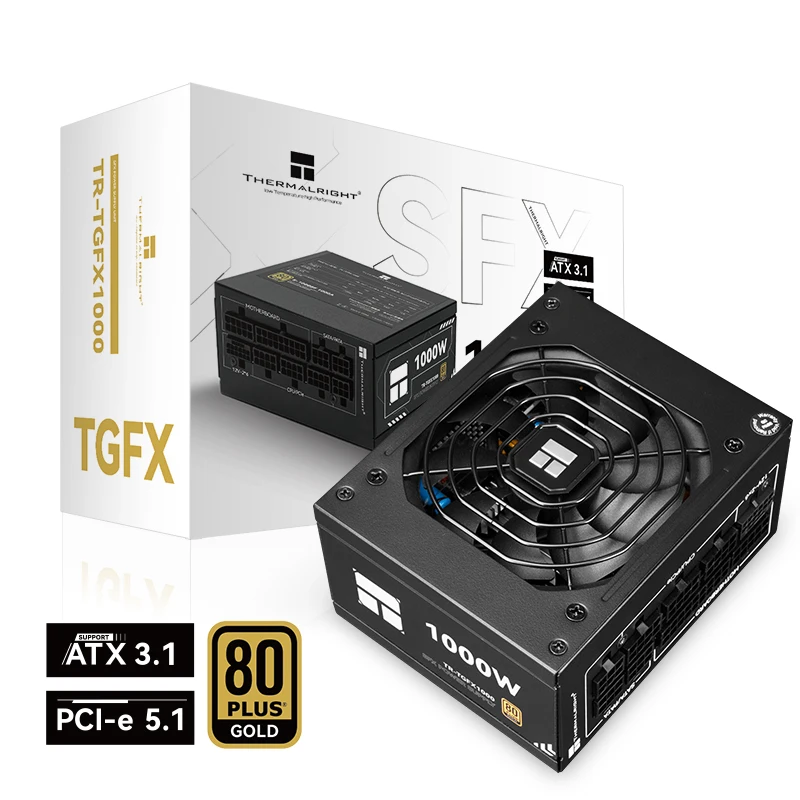 ThermalrightTR-TGFX1000 SFX PC電源 Thermalright PC POWER 1000W TGFX1000 ATX3.1 SFX Power Supply 24pin