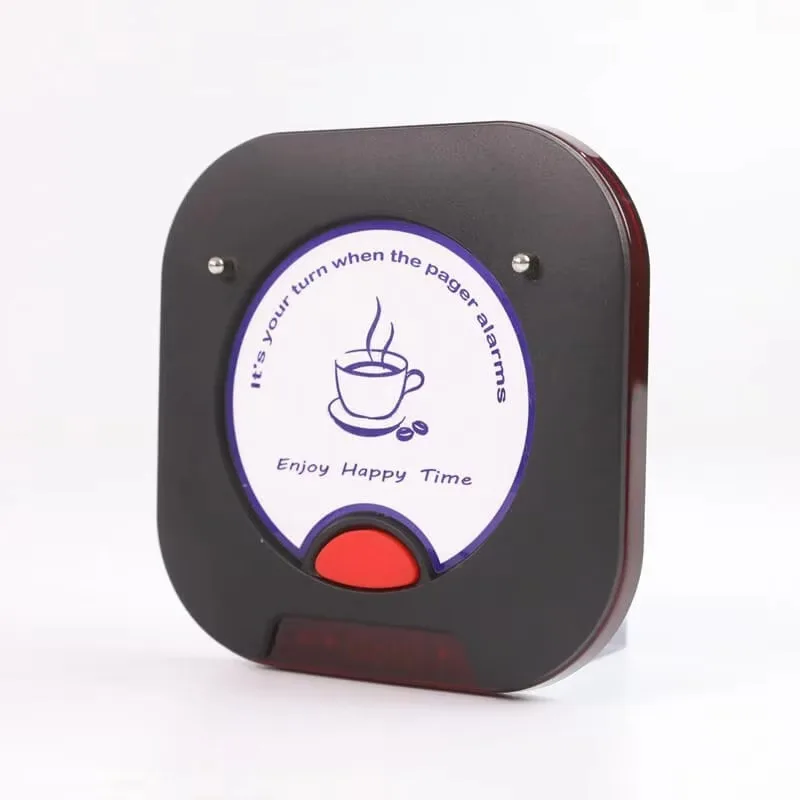 Wireless coaster pager with 20 queue pagers, suitable for coffee shops, restaurants, clinics, hospitals or food trucks
