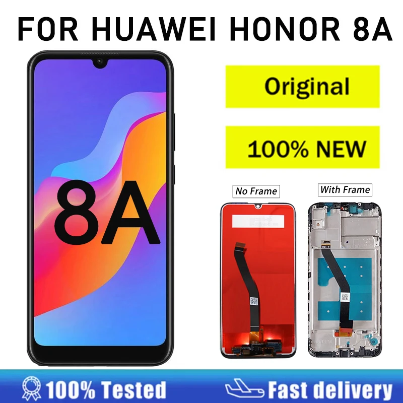 Оригинальный дисплей AUMOOK для Huawei Honor 8A, высокое разрешение JK, сенсорный экран, дигитайзер