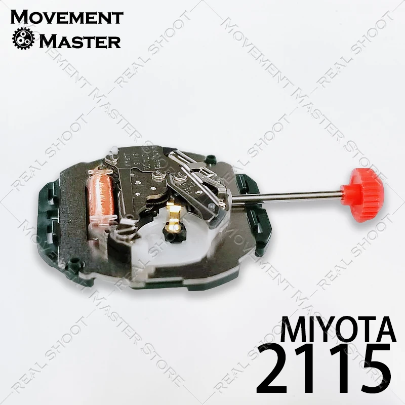 إكسسوارات الساعة 2115 حركة كوارتز مع عرض التاريخ عند الساعة 3 قطع غيار جذع قابلة للتعديل وإصلاح البطارية