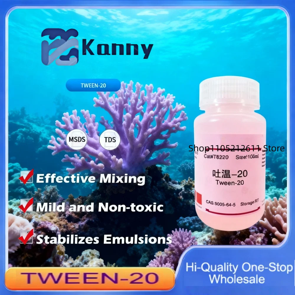 TWEEN-20 Emulsifier for Effective Mixing and Stabilizing in Laboratory and Industrial Applications Original Product