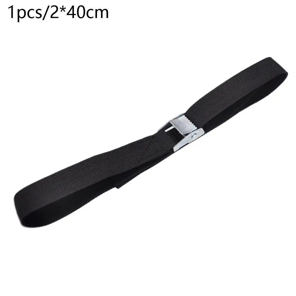 2*40cm Black Tie Down Strap Strong Ratchet Belt Luggage Bag Cargo Lash Belt Strap With Cam Buckle For Heavy-duty Strap Tool