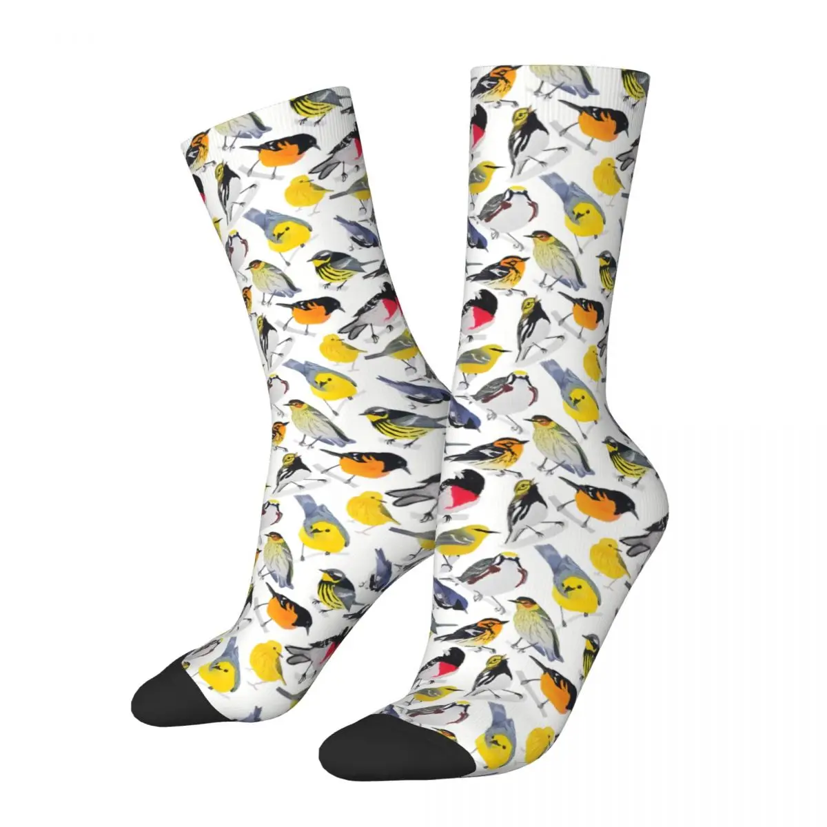 Springtime Birds Springtime Birds North American Finches Sock Printed Man Polyester