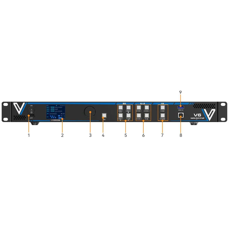 Nova V16 Video controller 4K high definition display processor remote control for indoor and outdoor applications