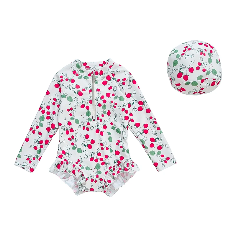 

Baby Girls One-Piece Swimsuit Young Girl Quick Dry Swimwear Princess Bathing Suit Little Girls Swimming Wear Bikini Size 2-9Y