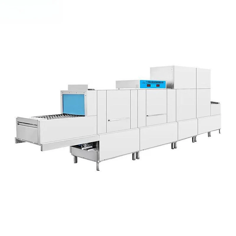 Commercial long-distance dishwasher automatic cleaning and drying integrated cleaning