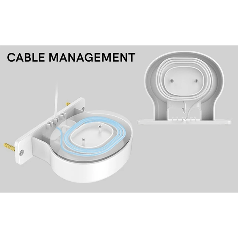 New-4X For Google Nest Wifi Pro Wall Mounting Bracket Intelligent Speaker Wall Storage Bracket Base, 1 PCS